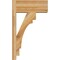 Ekena Millwork Merced Block Rough Sawn Outlooker, Western Red Cedar, 8"W x 18"D x 30"H OUT08X18X30MRC05RWR - alternate 4